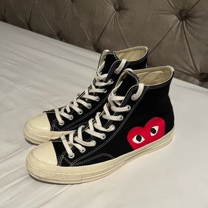Black High Top Comme Des Garçons